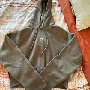 NEW!! Gymshark cropped training fleece